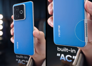 Ponsel Realme dengan AC internal