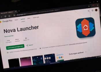 Ilustrasi aplikasi Nova Launcher