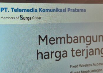Surge melalui PT. Telemedia Komunikasi Pratama memenangkan lelang frekuensi 1,4 Ghz untuk Regional 1.