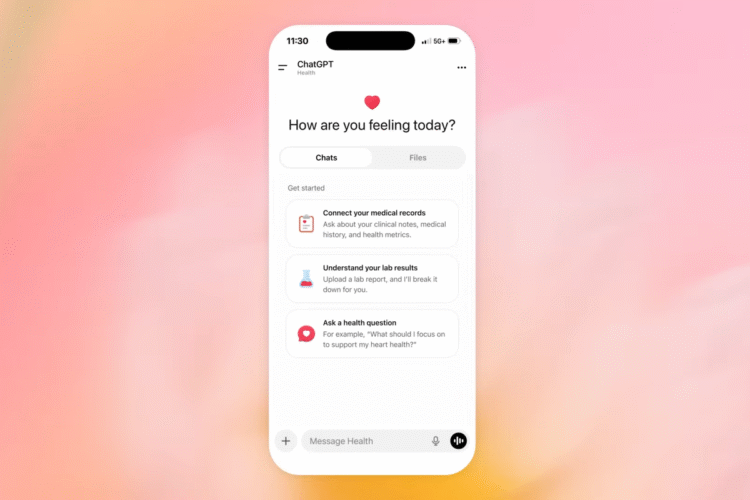 ChatGPT Kini Punya Fitur Baru, Asisten Kesehatan Pribadi Bernama ChatGPT Health