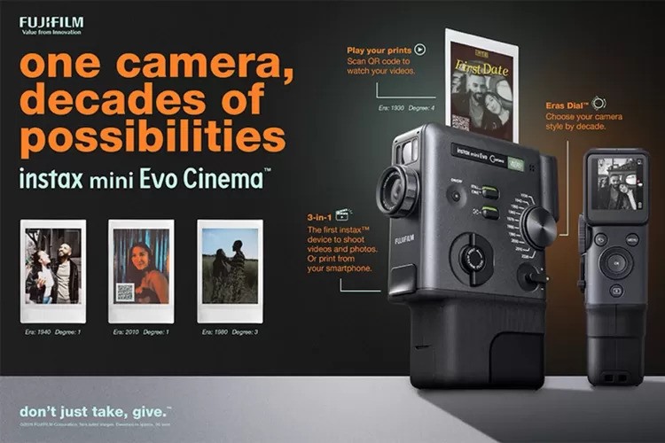 Gabungkan Foto Instan dan Video dalam Satu Perangkat dengan Instax Mini Evo Cinema