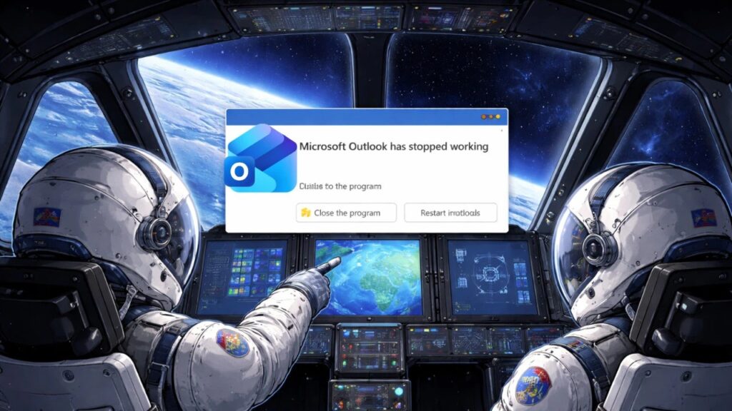 Terjadi Gangguan Fungsional pada Aplikasi Microsoft Outlook Selama Misi Artemis II NASA