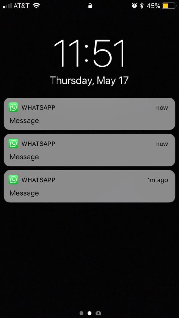 Chat Whatsapp Notifikasi