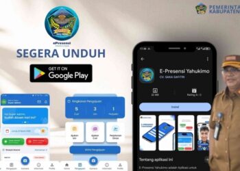 Yahukimo Uji Coba E-Presensi di 4 OPD, Sekda Redison Manurung: Langkah Awal Menuju Birokrasi Modern