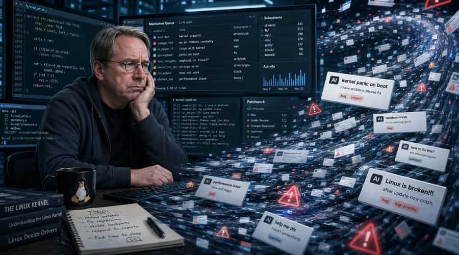 Linus Torvalds Keluhkan Banjir Laporan Bug