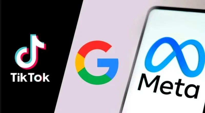 meta tiktok google