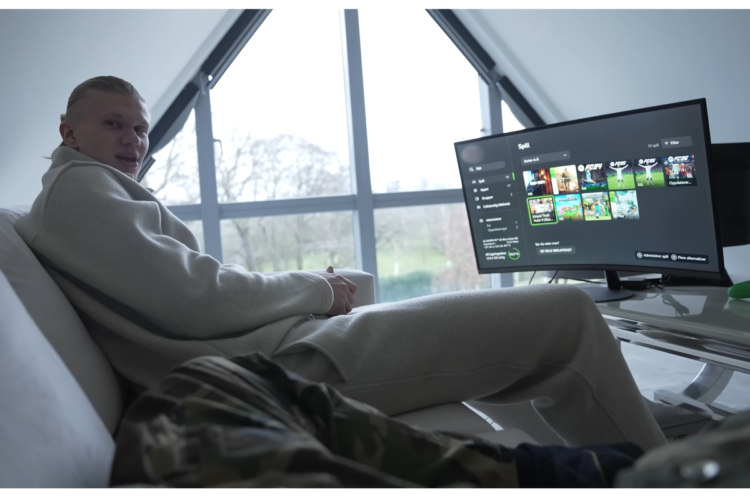 Intip Ruang Gaming Haaland: Ada Kulkas Xbox dan 4 Monitor Siap Mabar!