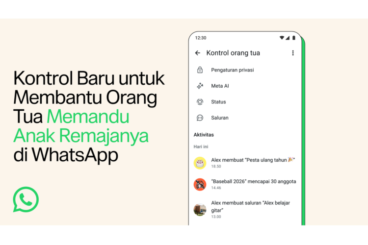 Bantu Awasi Anak, WhatsApp Luncurkan Fitur Kontrol Orang Tua untuk Akun Remaja