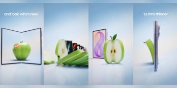 Ejek iPhone Duo Lewat Iklan Apel Patah, Samsung Pamer Keunggulan Galaxy Z Fold 8