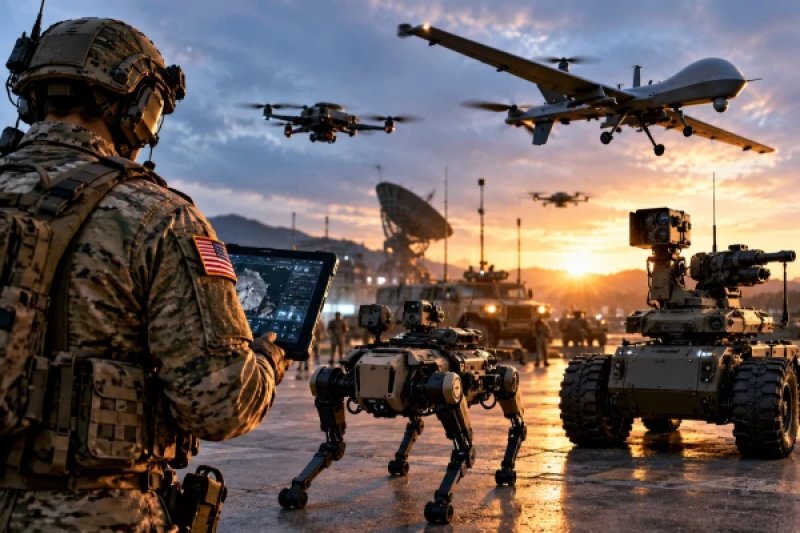 Rancang Perang 2050, Pentagon Fokus Pengembangan AI, Robotika