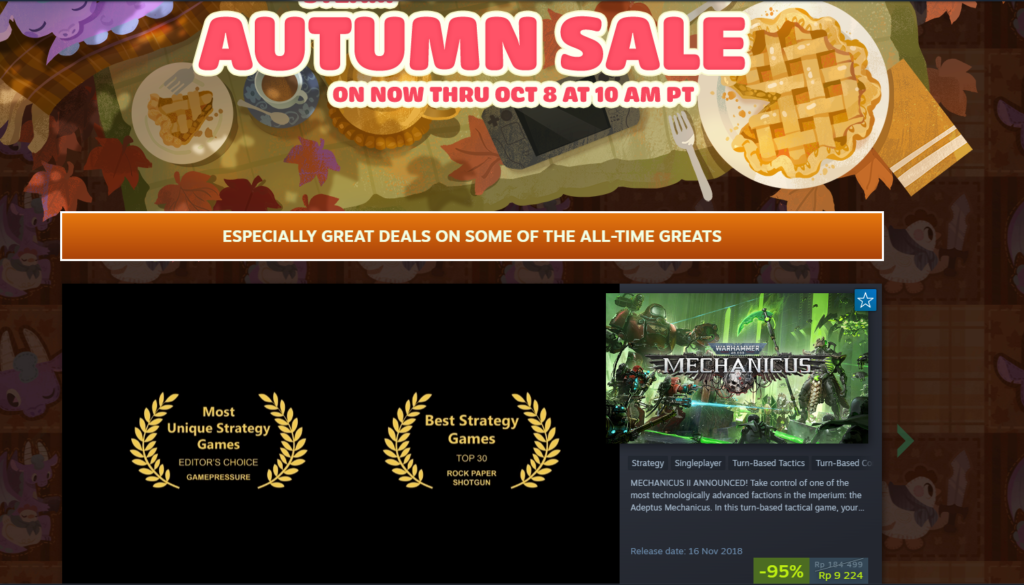 Steam Autumn Sale